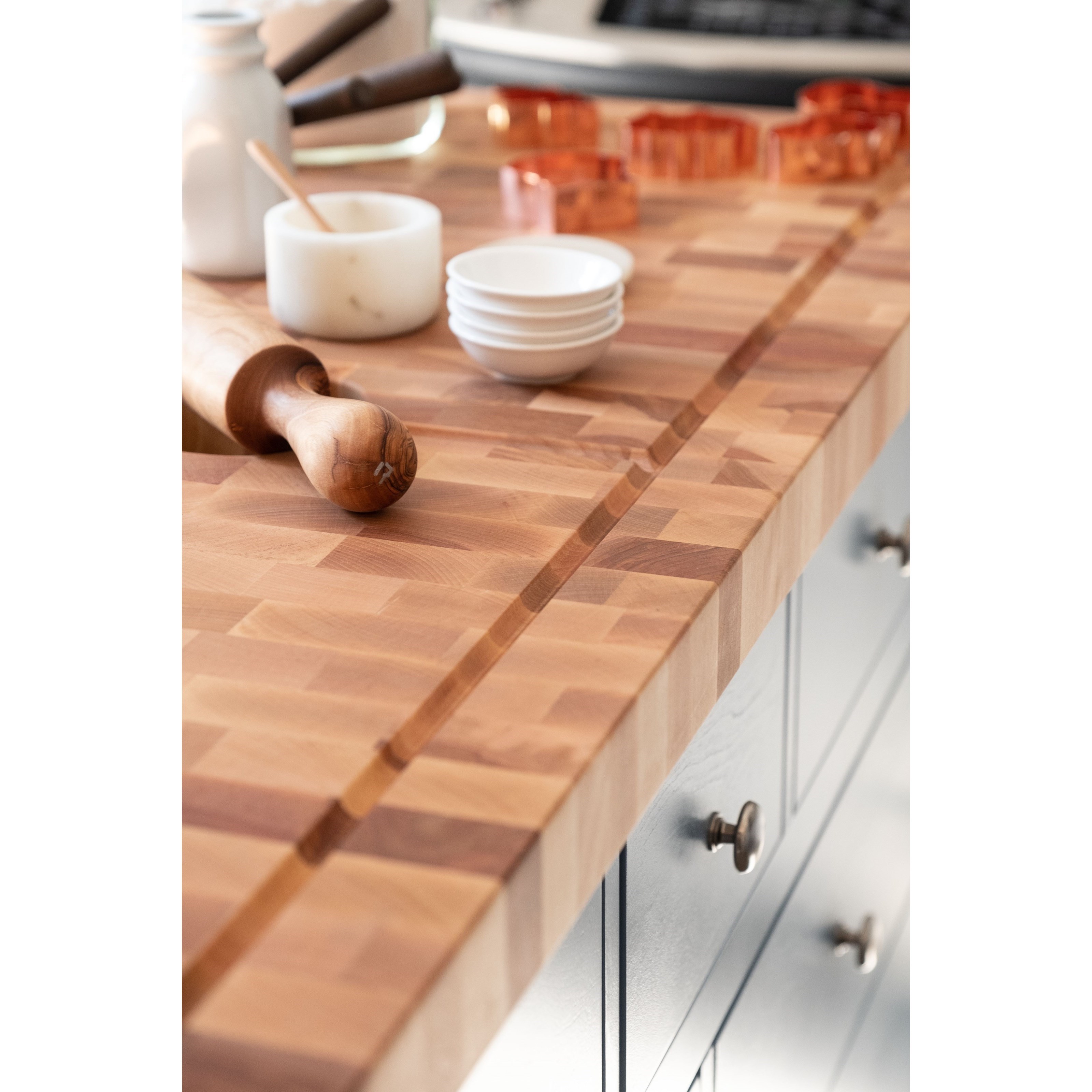 Canadel Gourmet Customizable Kitchen Island with Butcher Block Top